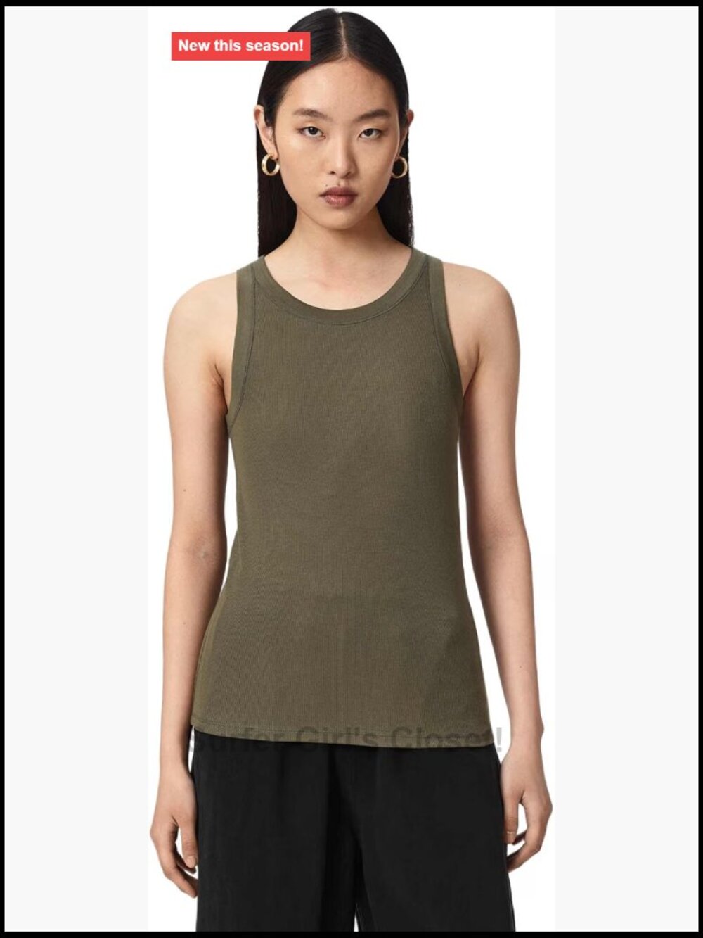 100% Cotton Sleeveless Round Neck Tank Top - Regular Fit